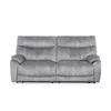 Canapea Cu Recliner Georgia 51197M, 2.5L - 198x96.5x101.5 h cm, Microfibra, Gri picture - 1