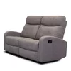 Canapea cu Recliner Karen 2L, 132x100x96 cm,  Stofa, Beige picture - 1