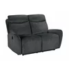 Canapea cu Recliner Spencer 2R, 153x99x100 cm, Stofa, Gri Inchis picture - 1