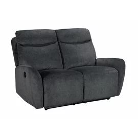 Canapea cu Recliner Spencer 2R, 153x99x100 cm, Stofa, Gri Inchis
