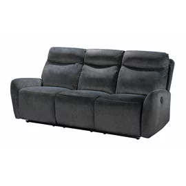 Canapea cu Recliner Spencer 3R, 212x99x100 cm, Gri Inchis