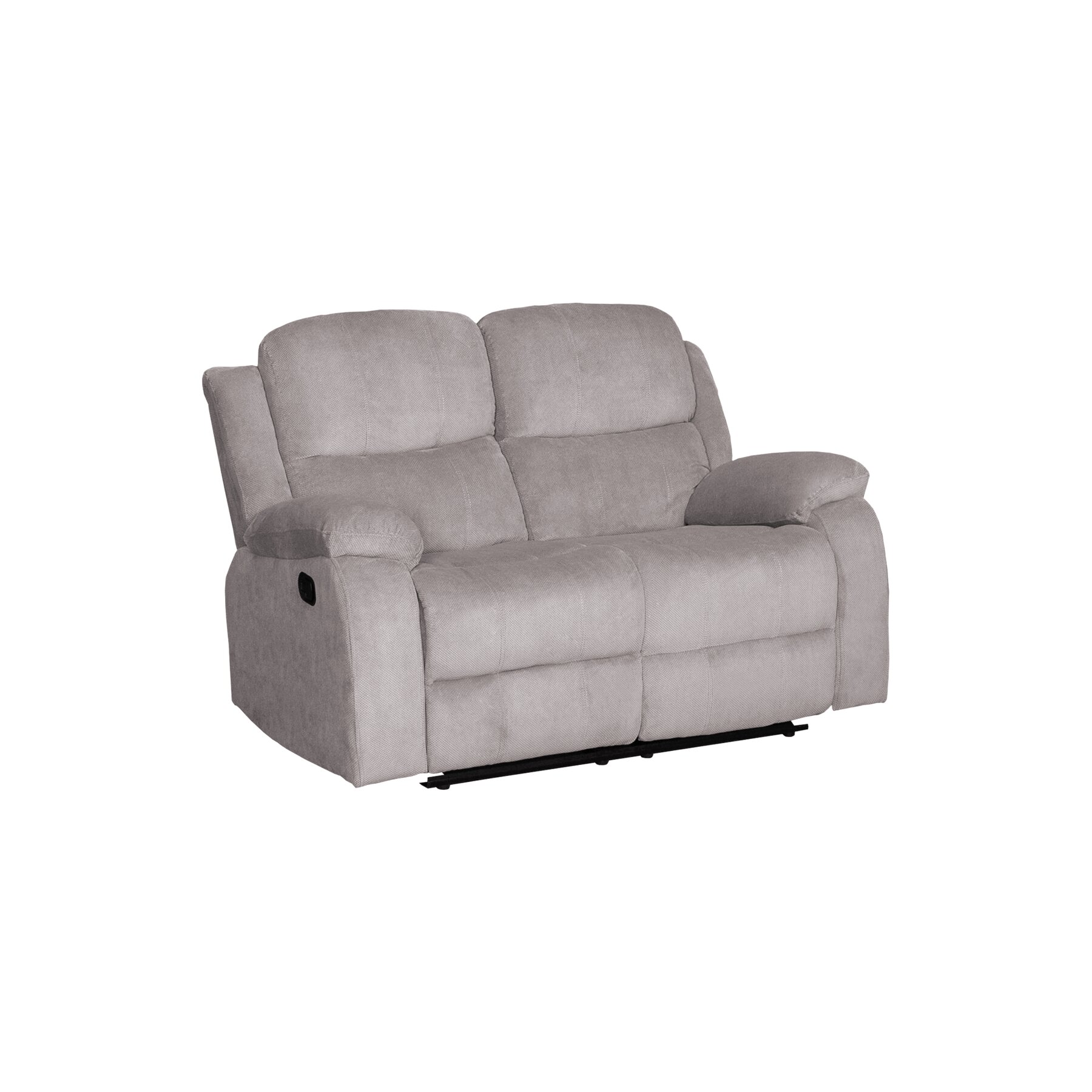 Canapea cu Recliner Tosca 2L, 154x100x94 cm, Kaki