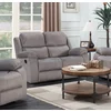Canapea cu Recliner Tropez 2L, 154x100x94 h cm, Stofa, Gri picture - 1