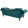 Canapea Cupido 3S, 242x104x91 h cm, Catifea, Verde picture - 2