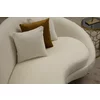 Canapea Eses Stanga, 255x120x85 cm - Stofa Tip Boucle, Crem picture - 2