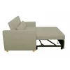 Canapea Extensibila 2 Locuri Karoi, 138x89x80.5 h cm, Stofa, Beige picture - 5