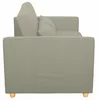 Canapea Extensibila 2 Locuri Karoi, 138x89x80.5 h cm, Stofa, Beige picture - 6