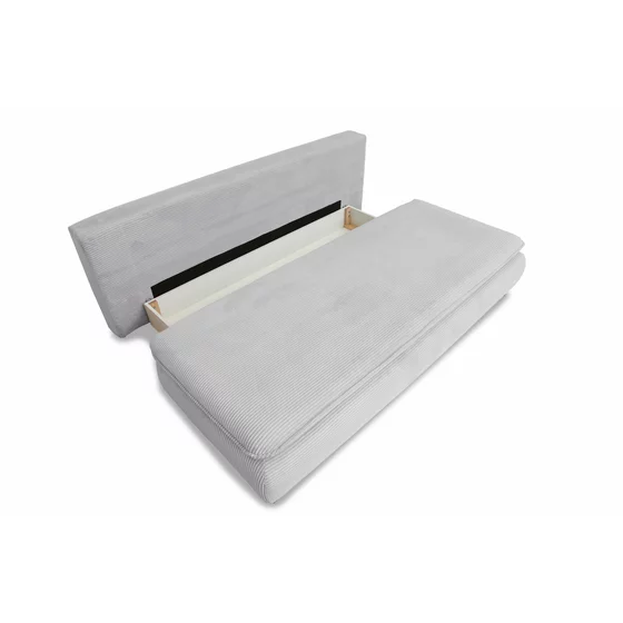Canapea Extensibila 3 locuri, PASO, 200x97x88 H cm, Gri Deschis picture - 2