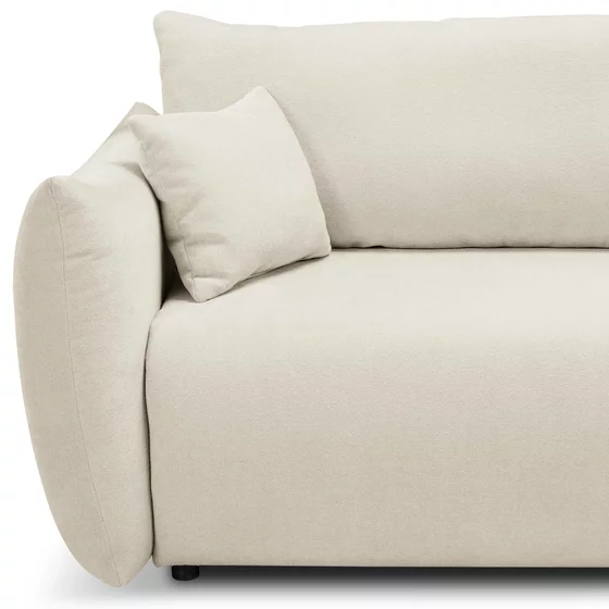 Canapea Extensibila Allora, 240x108x88 cm, Stofa Melody 1 - Beige picture - 4