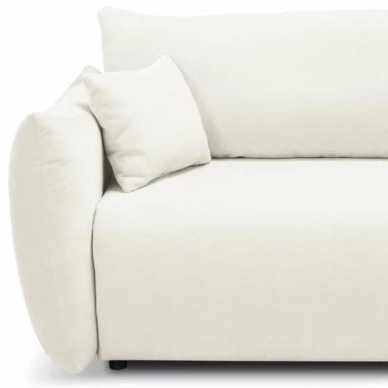 Canapea Extensibila Allora, 240x108x88 cm, Stofa Melody 1 - Crem picture - 4