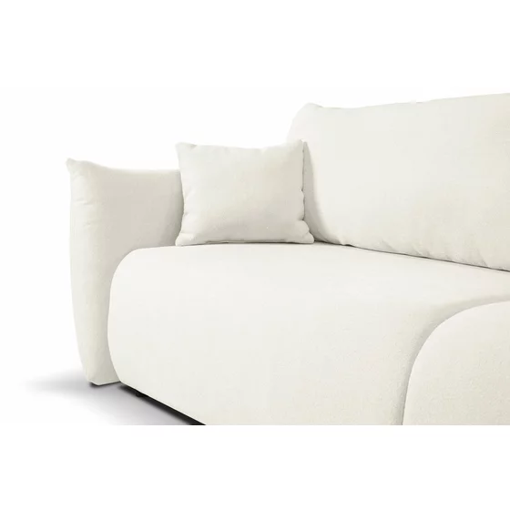 Canapea Extensibila Allora, 240x108x88 cm, Stofa Melody 1 - Crem picture - 5