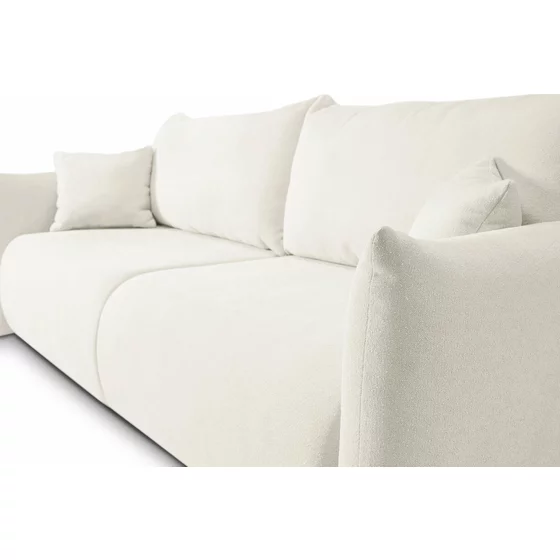 Canapea Extensibila Allora, 240x108x88 cm, Stofa Melody 1 - Crem picture - 7
