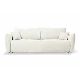 Canapea Extensibila Allora, 240x108x88 cm, Stofa Melody 1 - Crem