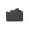 Canapea Extensibila Allora, 240x108x88 cm, Stofa Melody 5 - Gri Inchis picture - 3