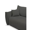 Canapea Extensibila Allora, 240x108x88 cm, Stofa Melody 5 - Gri Inchis picture - 5
