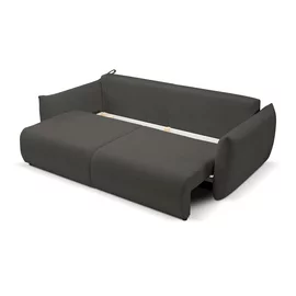 Canapea Extensibila Allora, 240x108x88 cm, Stofa Melody 5 - Gri Inchis