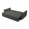 Canapea Extensibila Allora, 240x108x88 cm, Stofa Melody 5 - Gri Inchis picture - 8