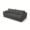 Canapea Extensibila Allora, 240x108x88 cm, Stofa Melody 5 - Gri Inchis picture - 9