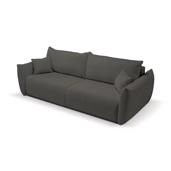 Canapea Extensibila Allora, 240x108x88 cm, Stofa Melody 5 - Gri Inchis picture - 9