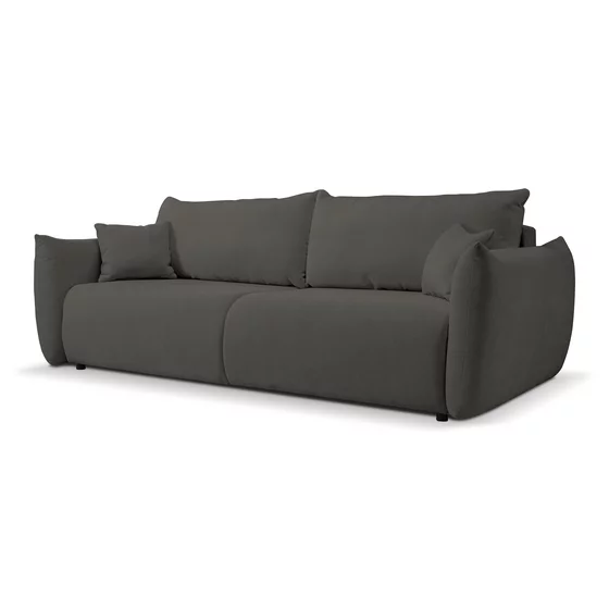 Canapea Extensibila Allora, 240x108x88 cm, Stofa Melody 5 - Gri Inchis picture - 10