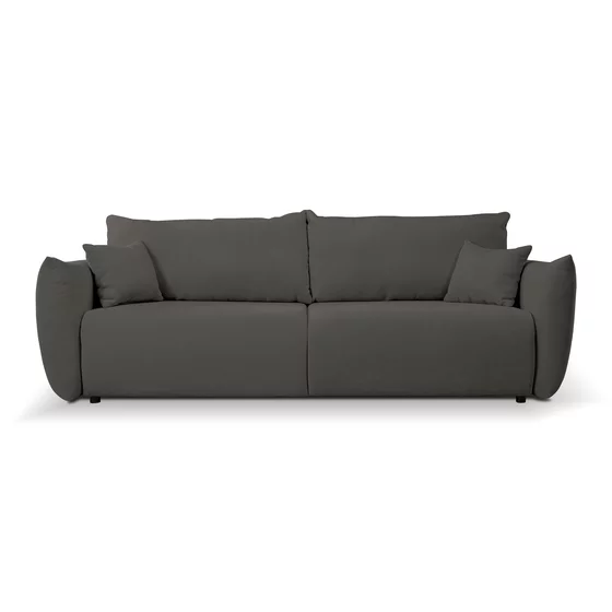 Canapea Extensibila Allora, 240x108x88 cm, Stofa Melody 5 - Gri Inchis picture - 11