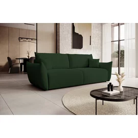 Canapea Extensibila Allora, 240x108x88 cm, Stofa Melody 8 - Verde