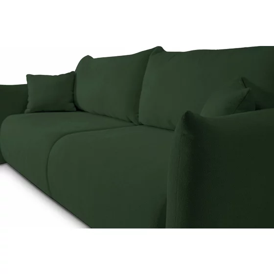 Canapea Extensibila Allora, 240x108x88 cm, Stofa Melody 8 - Verde picture - 6