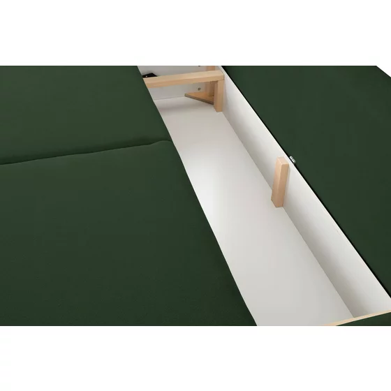 Canapea Extensibila Allora, 240x108x88 cm, Stofa Melody 8 - Verde picture - 8