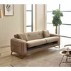Canapea Extensibila Astera, 224x78x82 cm, Stofa, Beige picture - 2