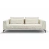 Canapea Extensibila Avignon, 234x115x71/82 cm, Stofa, Crem picture - 1