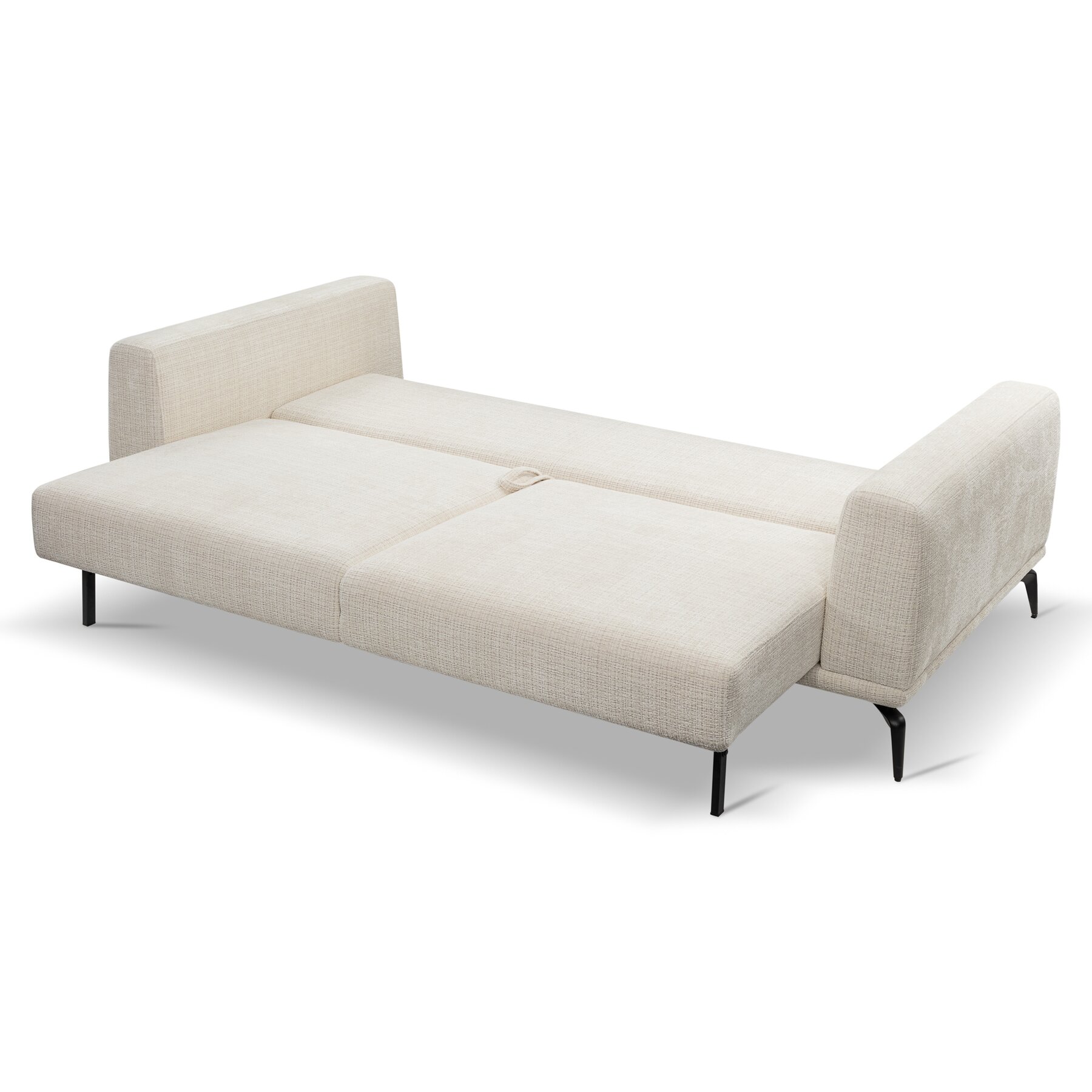 Canapea Extensibila Avignon, 234x115x71/82 cm, Stofa, Crem - Kalenda