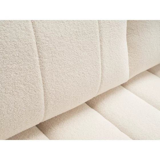 Canapea Extensibila Ballo, 248x105x88 cm, Stofa - Crem picture - 6