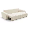 Canapea Extensibila Ballo, 248x105x88 cm, Stofa - Crem picture - 3