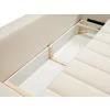 Canapea Extensibila Ballo, 248x105x88 cm, Stofa - Crem picture - 7