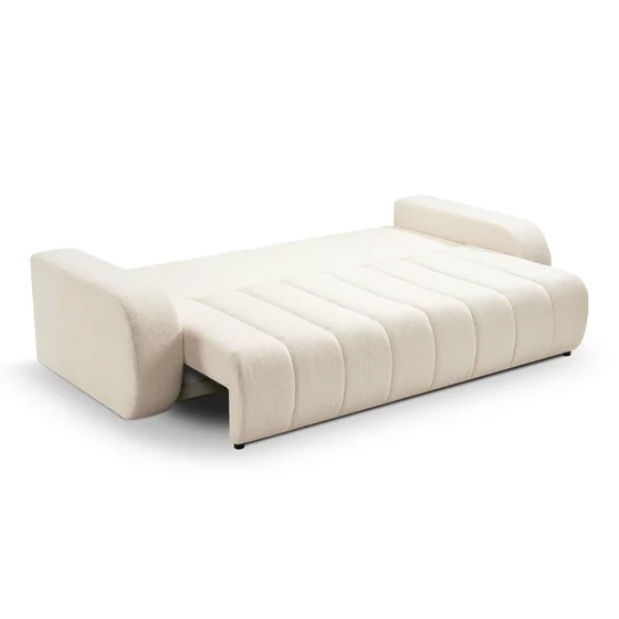Canapea Extensibila Ballo, 248x105x88 cm, Stofa - Crem picture - 8