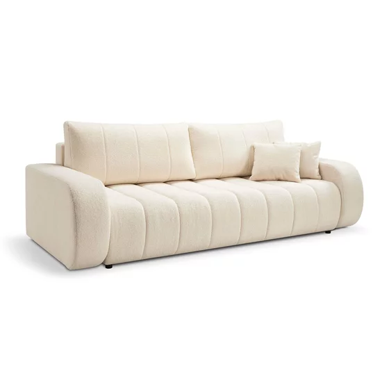 Canapea Extensibila Ballo, 248x105x88 cm, Stofa - Crem picture - 2