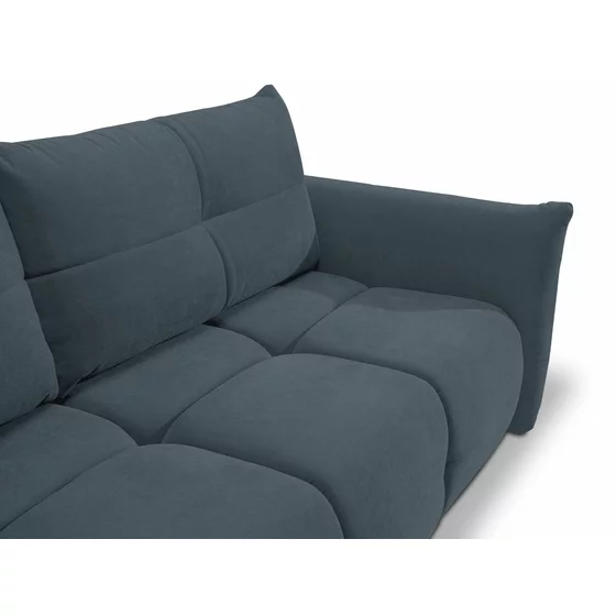 Canapea Extensibila Base, 245x110x86 cm, Stofa - Albastru Petrol picture - 7