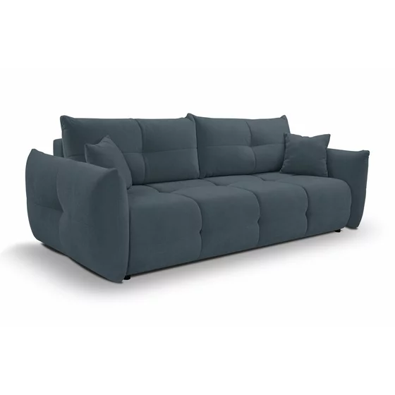 Canapea Extensibila Base, 245x110x86 cm, Stofa - Albastru Petrol picture - 4