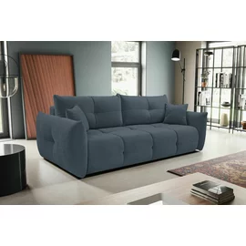 Canapea Extensibila Base, 245x110x86 cm, Stofa - Albastru Petrol