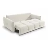 Canapea Extensibila Base, 245x110x86 cm, Stofa - Crem picture - 4