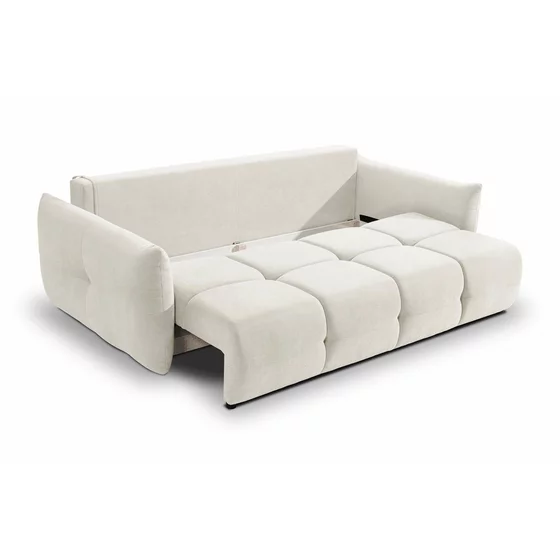 Canapea Extensibila Base, 245x110x86 cm, Stofa - Crem picture - 4