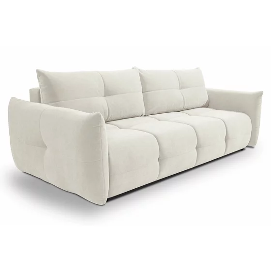 Canapea Extensibila Base, 245x110x86 cm, Stofa - Crem picture - 2