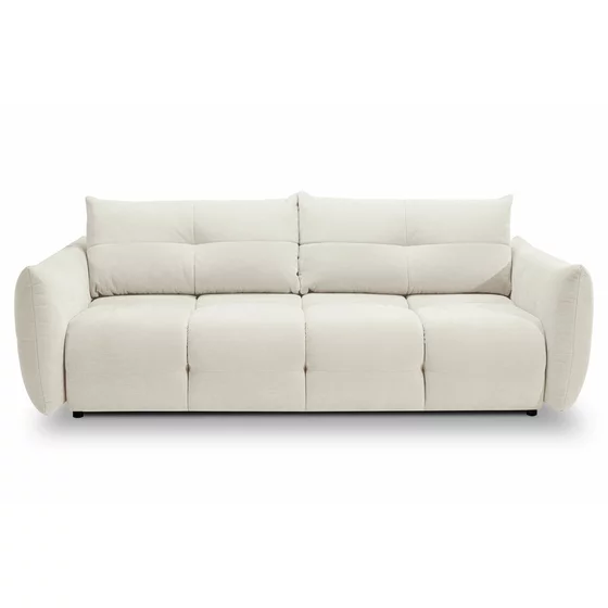 Canapea Extensibila Base, 245x110x86 cm, Stofa - Crem picture - 3