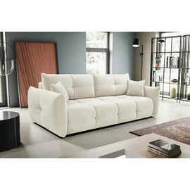 Canapea Extensibila Base, 245x110x86 cm, Stofa - Crem