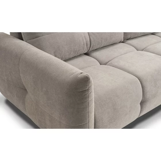 Canapea Extensibila Base, 245x110x86 cm, Stofa - Gri picture - 7