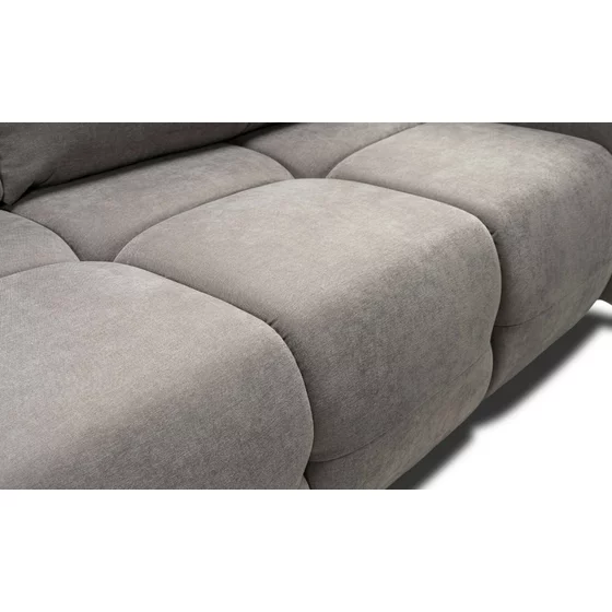 Canapea Extensibila Base, 245x110x86 cm, Stofa - Gri picture - 4