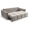 Canapea Extensibila Base, 245x110x86 cm, Stofa - Gri picture - 5