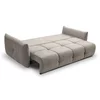 Canapea Extensibila Base, 245x110x86 cm, Stofa - Gri picture - 3