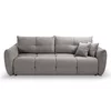 Canapea Extensibila Base, 245x110x86 cm, Stofa - Gri picture - 6