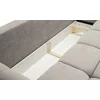 Canapea Extensibila Base, 245x110x86 cm, Stofa - Gri picture - 8